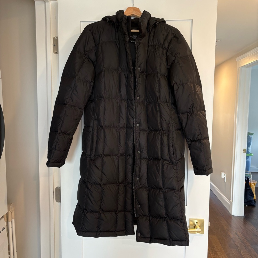 The North Face Women's Long Black Puffer Jacket